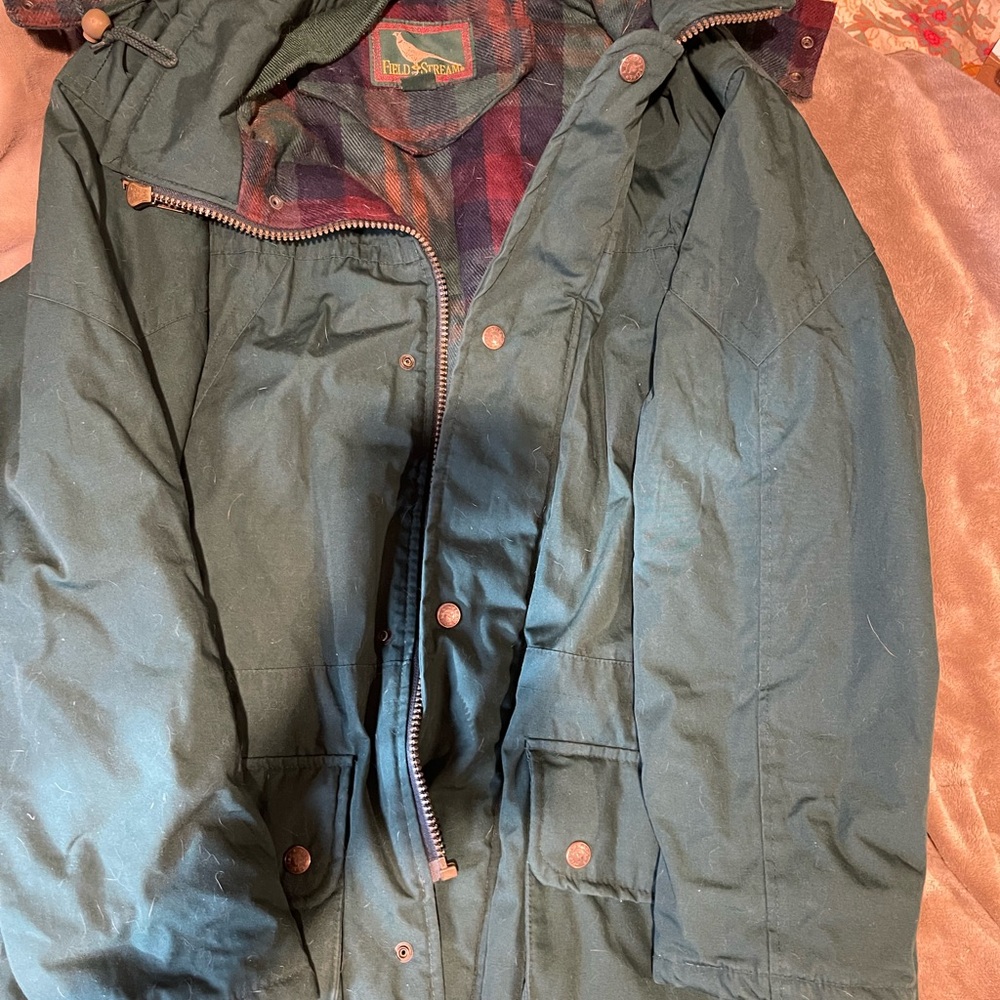 Field & Stream Green Windbreaker Jacket